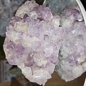 Amethyst Cluster purple-pink 5.5 inches and 2.25 pounds